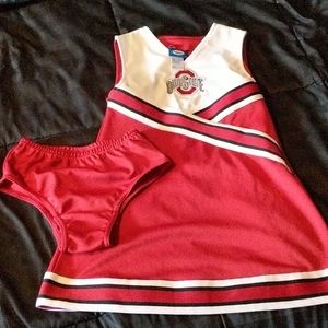 Ohio State Cheerleader Outfit Costume 6/6x